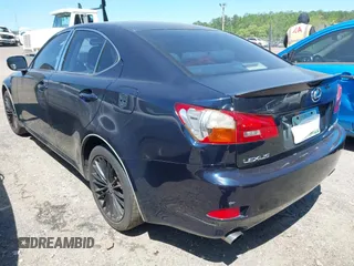 2006 Lexus IS 250 with VIN JTHCK262565004308, listed as a IAAI auction lot 42037646 with 199,729 mi miles and . Bid and sale history available at DreamBid. Image 3.