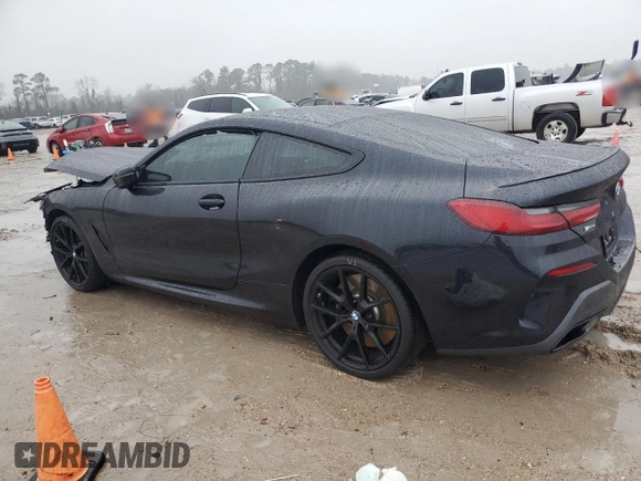 2024 BMW 8 Series M850i xDrive with VIN WBABC4C07RCP91011, listed as a Copart auction lot 42949665 with Not Provided miles and Salvage Title. Bid and sale history available at DreamBid. Image 2.
