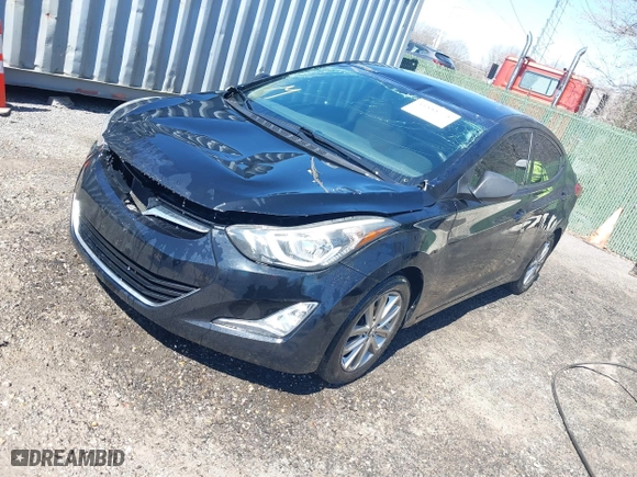 2016 Hyundai Elantra SE with VIN KMHDH4AE6GU487781, listed as a IAAI auction lot 41888778 with 184,289 mi miles. Bid and sale history available at carsss.com. Image 17.