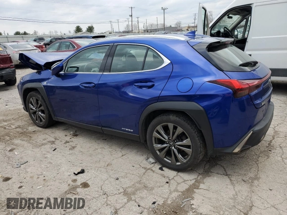 2021 Lexus UX with VIN JTHE9JBH0M2042519, listed as a Copart auction lot 84238734 with 0 mi miles and Non Repairable. Bid and sale history available at carsss.com. Image 2.