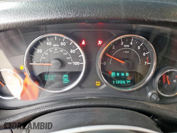 2015 Jeep Wrangler Unlimited Sport with VIN 1C4BJWDG1FL726599, listed as a Copart auction lot 57483935 with 112,067 mi miles and Clean title. Bid and sale history available at DreamBid. Image 9.