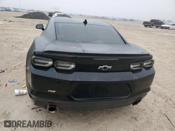 2022 Chevrolet Camaro 1LT with VIN 1G1FB1RSXN0107670, listed as a Copart auction lot 86009564 with 57,388 mi miles and Salvage Title. Bid and sale history available at carsss.com. Image 6.