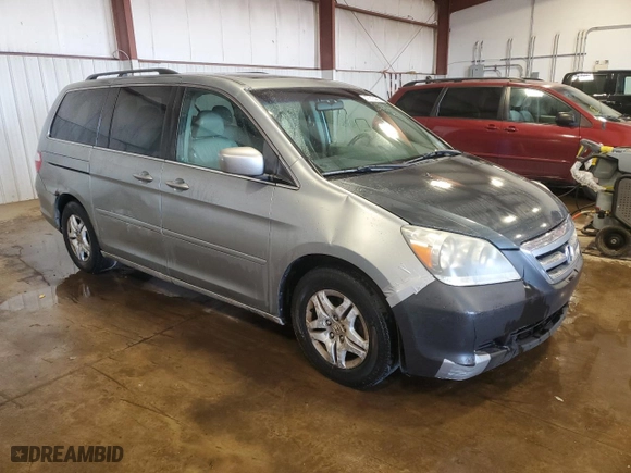 2007 Honda Odyssey EX-L with VIN 5FNRL38647B066099, listed as a Copart auction lot 47215435 with 179,279 mi miles and Salvage Title. Bid and sale history available at carsss.com. Image 4.