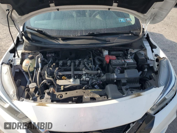 2021 Nissan Versa SV with VIN 3N1CN8EV0ML878153, listed as a Copart auction lot 59637955 with 76,673 mi miles and Salvage title. Bid and sale history available at DreamBid. Image 11.