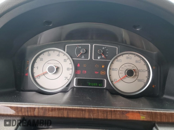 2009 Ford Taurus Limited with VIN 1FAHP25W49G116657, listed as a Copart auction lot 66898084 with 91,209 mi miles and Salvage Title. Bid and sale history available at carsss.com. Image 9.