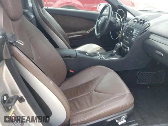 2005 Mercedes-Benz SLK 230/320 with VIN WDBWK56F95F025138, listed as a Copart auction lot 55011125 with 43,291 mi miles and Salvage title. Bid and sale history available at DreamBid. Image 10.