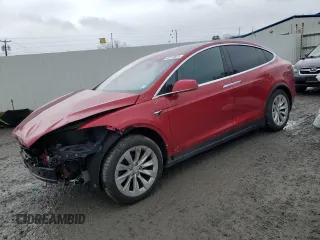 2020 Tesla Model X Long Range with VIN 5YJXCAE20LF248549, listed as a Copart auction lot 49319825 with 55,820 mi miles and Salvage Title. Bid and sale history available at carsss.com. Image 1.