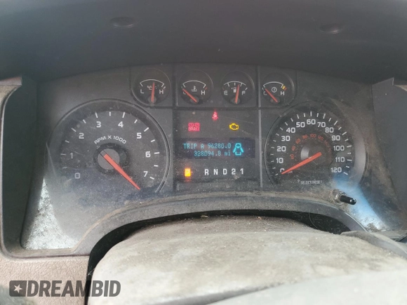 2009 Ford F-150 XL with VIN 1FTRF12W09KB82930, listed as a Copart auction lot 54966505 with 328,094 mi miles and Clean Title. Bid and sale history available at carsss.com. Image 9.