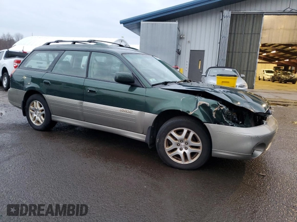 2002 Subaru Legacy Outback Limited with VIN 4S3BH686927611149, listed as a Copart auction lot 43475355 with 164,387 mi miles and Salvage title. Bid and sale history available at DreamBid. Image 4.