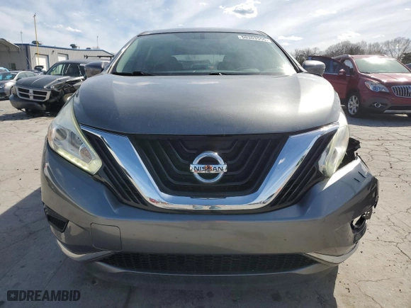 2016 Nissan Murano SV with VIN 5N1AZ2MG0GN169702, listed as a Copart auction lot 50303555 with 142,024 mi miles and Salvage Title. Bid and sale history available at carsss.com. Image 5.