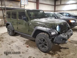 2021 Jeep Wrangler Unlimited Sport S с VIN 1C4HJXDG1MW761204, выставлен на аукционе Copart как лот 89063655 с пробегом 117 490 миль миль и Списание • Salvage title. История ставок и продаж доступна на DreamBid. Изображение 4.