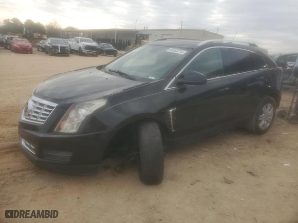 2015 Cadillac SRX Luxury Collection with VIN 3GYFNBE30FS511374, listed as a Copart auction lot 45663215 with 129,752 mi miles and Salvage Title. Bid and sale history available at carsss.com. Image 1.
