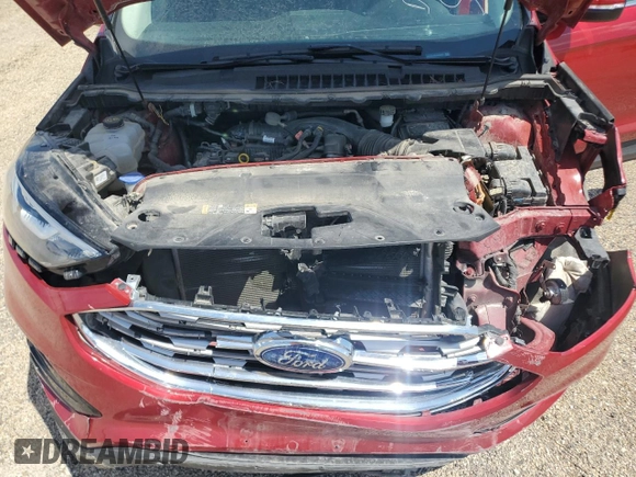2020 Ford Edge SEL с VIN 2FMPK4J96LBA06946, выставлен на аукционе Copart как лот 56898855 с пробегом 54 984 миль миль и Списание • Salvage title. История ставок и продаж доступна на DreamBid. Изображение 12.