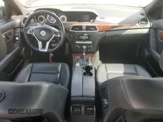 2014 Mercedes-Benz C 250 Sport with VIN WDDGF4HB3EA917970, listed as a Copart auction lot 46916585 with 136,288 mi miles and Salvage title. Bid and sale history available at DreamBid. Image 8.