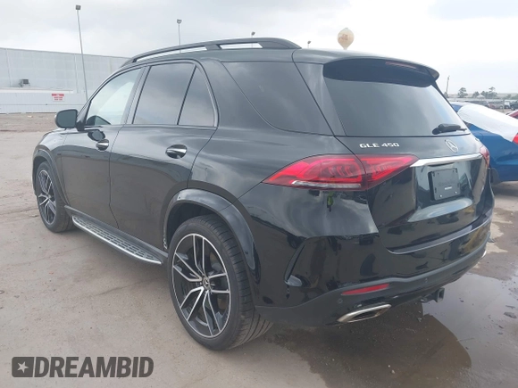 2021 Mercedes-Benz GLE 450 with VIN 4JGFB5KE6MA449902, listed as a IAAI auction lot 41933590 with 40,459 mi miles and . Bid and sale history available at DreamBid. Image 3.