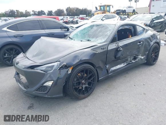 2013 Scion FR-S with VIN JF1ZNAA16D2713197, listed as a IAAI auction lot 42047792 with 83,430 mi miles. Bid and sale history available at carsss.com. Image 17.