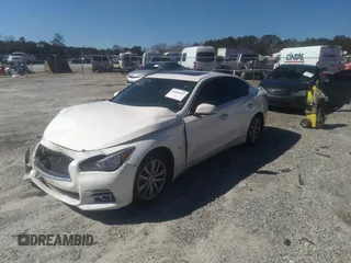 2016 Infiniti Q50 2.0t Premium with VIN JN1CV7AR5GM250084, listed as a IAAI auction lot 41601301 with 101,275 mi miles. Bid and sale history available at carsss.com. Image 17.