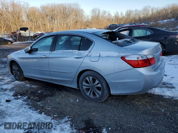 2015 Honda Accord Sedan LX with VIN 1HGCR2F33FA053540, listed as a Copart auction lot 85007474 with 108,413 mi miles and Salvage Title. Bid and sale history available at carsss.com. Image 2.