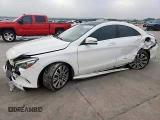 2019 Mercedes-Benz CLA 250 with VIN WDDSJ4GB5KN725156, listed as a Copart auction lot 58140035 with 98,609 mi miles and Salvage title. Bid and sale history available at DreamBid. Image 1.