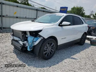 2024 Chevrolet Equinox RS with VIN 3GNAXMEG1RL348409, listed as a Copart auction lot 59081495 with 9,784 mi miles and Salvage title. Bid and sale history available at DreamBid. Image 1.
