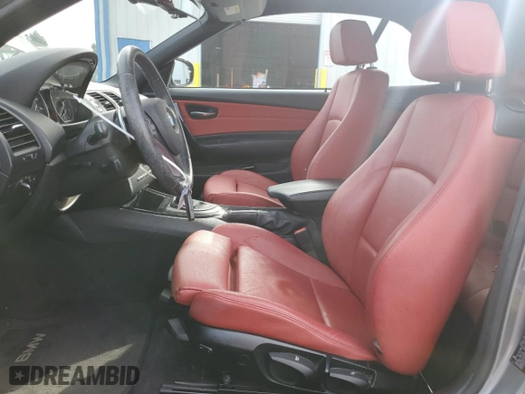 2011 BMW 1 Series 128i with VIN WBAUN1C50BVH83830, listed as a Copart auction lot 86539944 with 74,751 mi miles and Salvage Title. Bid and sale history available at carsss.com. Image 7.