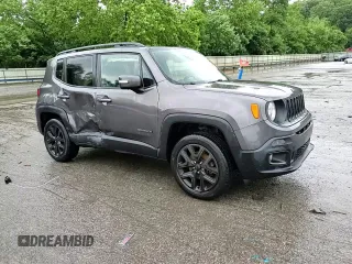 2018 Jeep Renegade Altitude with VIN ZACCJBBB6JPH79033, listed as a Copart auction lot 61898995 with 111,500 mi miles and Salvage title. Bid and sale history available at DreamBid. Image 14.