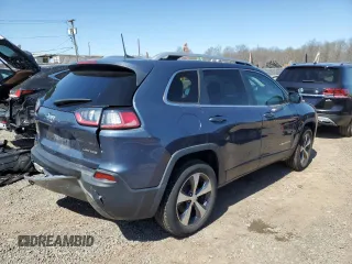 2020 Jeep Cherokee Limited with VIN 1C4PJMDX8LD589144, listed as a Copart auction lot 51905305 with 33,172 mi miles and Salvage Title. Bid and sale history available at carsss.com. Image 3.
