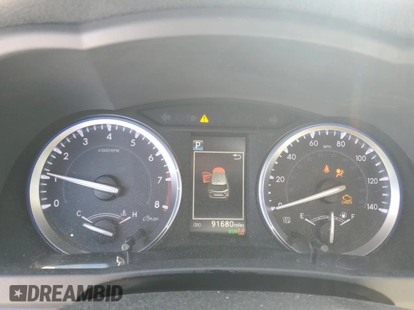 2017 Toyota Highlander XLE with VIN 5TDKZRFH3HS521741, listed as a Copart auction lot 55981365 with 91,680 mi miles and Salvage title. Bid and sale history available at DreamBid. Image 9.