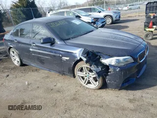 2012 BMW 5 Series 535i xDrive with VIN WBAFU7C53CDU62674, listed as a IAAI auction lot 41757421 with 107,886 mi miles. Bid and sale history available at carsss.com. Image 1.