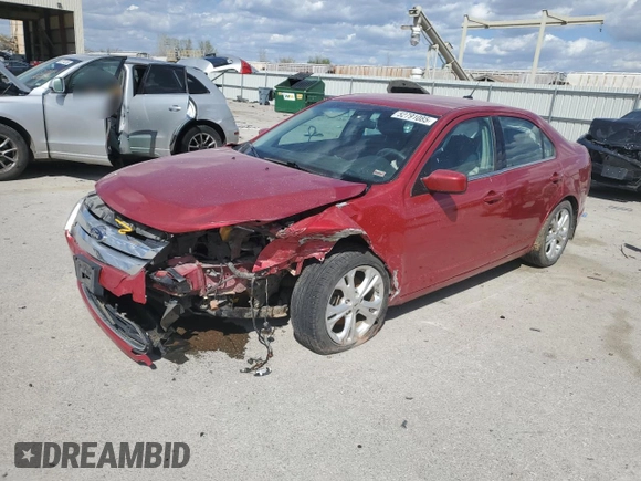 2012 Ford Fusion SE with VIN 3FAHP0HA4CR344629, listed as a Copart auction lot 52791085 with 139,815 mi miles and Salvage Title. Bid and sale history available at DreamBid. Image 1.