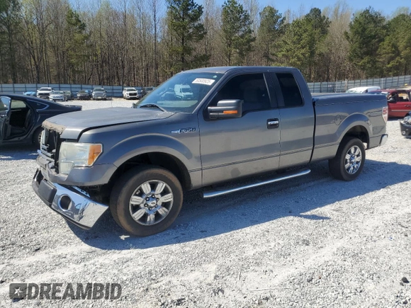 2010 Ford F-150 XL with VIN 1FTEX1C85AFD61411, listed as a Copart auction lot 50500925 with 164,735 mi miles and Salvage Title. Bid and sale history available at carsss.com. Image 1.