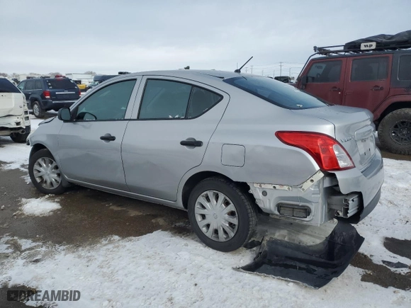 2015 Nissan Versa S Plus with VIN 3N1CN7AP8FL894654, listed as a Copart auction lot 45168535 with 112,996 mi miles and Salvage Title. Bid and sale history available at carsss.com. Image 2.