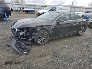 2023 Audi A5 Sportback S line Premium z VIN WAUDACF50PA022391, wystawiony jako Copart lot #80584304 z przebiegiem 10 792 mil mil oraz Szkoda całkowita • Salvage title. Historia ofert i sprzedaży dostępna na DreamBid. Obrazek 1.