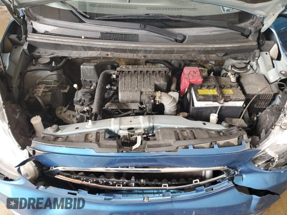 2018 Mitsubishi Mirage ES with VIN ML32A3HJ3JH014176, listed as a Copart auction lot 62278655 with 25,371 mi miles and Salvage title. Bid and sale history available at DreamBid. Image 11.