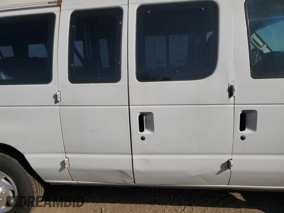 2008 Ford Econoline Cargo Commercial with VIN 1FTNS24W58DA22932, listed as a Copart auction lot 53193794 with Not Provided miles and Salvage Title. Bid and sale history available at DreamBid. Image 11.