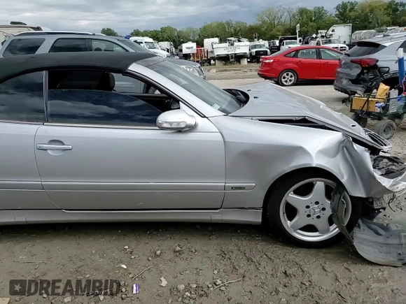 2003 Mercedes-Benz CLK 320 with VIN WDBLK65G73T144310, listed as a Copart auction lot 73004974 with Not Provided miles and Salvage Title. Bid and sale history available at DreamBid. Image 10.