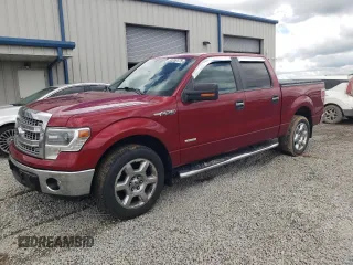 2014 Ford F-150 XL with VIN 1FTFW1CT5EFC49449, listed as a Copart auction lot 53208175 with 151,627 mi miles and Salvage title. Bid and sale history available at DreamBid. Image 1.