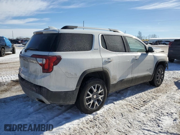 2022 GMC Acadia SLT with VIN 1GKKNMLS2NZ166509, listed as a Copart auction lot 42057605 with 29,233 mi miles and Salvage Title. Bid and sale history available at carsss.com. Image 3.