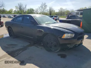 2013 Dodge Charger Police with VIN 2C3CDXAT7DH592327, listed as a Copart auction lot 54101605 with 0 mi miles and Clean Title. Bid and sale history available at carsss.com. Image 4.