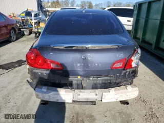 2011 Infiniti G25 Sedan x with VIN JN1DV6AR8BM651863, listed as a Copart auction lot 82162004 with 0 mi miles and Salvage Title. Bid and sale history available at carsss.com. Image 6.