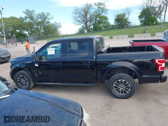 2018 Ford F-150 XL with VIN 1FTEW1E56JKF92265, listed as a IAAI auction lot 42285305 with 95,712 mi miles and . Bid and sale history available at DreamBid. Image 14.