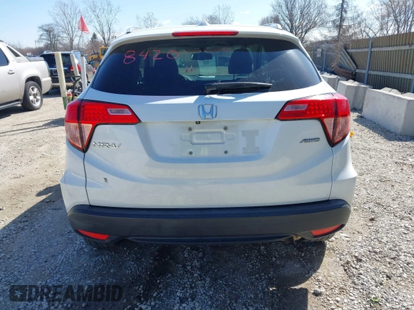 2018 Honda HR-V EX-L Navi with VIN 3CZRU6H7XJM716266, listed as a IAAI auction lot 41978420 with 92,510 mi miles. Bid and sale history available at carsss.com. Image 16.