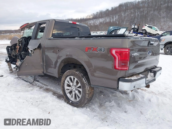 2017 Ford F-150 XL with VIN 1FTFX1EG1HFC74818, listed as a IAAI auction lot 41235975 with 47,000 mi miles. Bid and sale history available at carsss.com. Image 3.