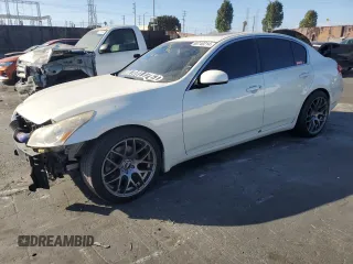 2008 Infiniti G35 Journey z VIN JNKBV61E58M228828, wystawiony jako Copart lot #80740214 z przebiegiem 171 835 mil mil oraz Szkoda całkowita • Salvage title. Historia ofert i sprzedaży dostępna na DreamBid. Obrazek 1.