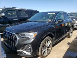 2020 Audi Q3 S line Premium Plus with VIN WA1EECF32L1069775, listed as a Copart auction lot 64753922 with 25,026 mi miles. Bid and sale history available at carsss.com. Image 2.
