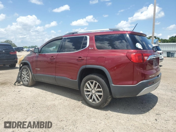 2018 GMC Acadia SLE with VIN 1GKKNLLA7JZ174150, listed as a Copart auction lot 61739585 with Not provided miles and Non repairable. Bid and sale history available at DreamBid. Image 2.