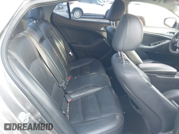2014 Kia Optima SX Turbo with VIN 5XXGR4A63EG291596, listed as a IAAI auction lot 41385491 with 265,017 mi miles and . Bid and sale history available at DreamBid. Image 8.