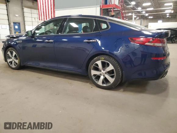 2019 Kia Optima S with VIN 5XXGT4L30KG289823, listed as a Copart auction lot 53204805 with 80,122 mi miles and Salvage Title. Bid and sale history available at carsss.com. Image 2.