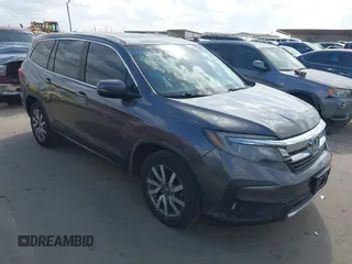 2019 Honda Pilot EX-L with VIN 5FNYF5H43KB005056, listed as a IAAI auction lot 40729093 with 78,339 mi miles and . Bid and sale history available at DreamBid. Image 1.