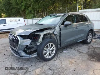 2021 Audi Q3 S line Premium с VIN WA1DECF32M1040631, выставлен на аукционе Copart как лот 59592165 с пробегом 54 485 миль миль и Списание • Salvage title. История ставок и продаж доступна на DreamBid. Изображение 1.